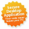 Secure Desktop Application: Your code never leaves your PC